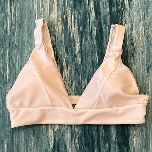 White bikini top!